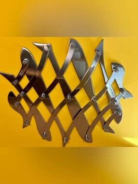 Alessi "Pescher" Expandable Fish Trivet - 18/10 Stainless Steel-Durbino-Lomazzi